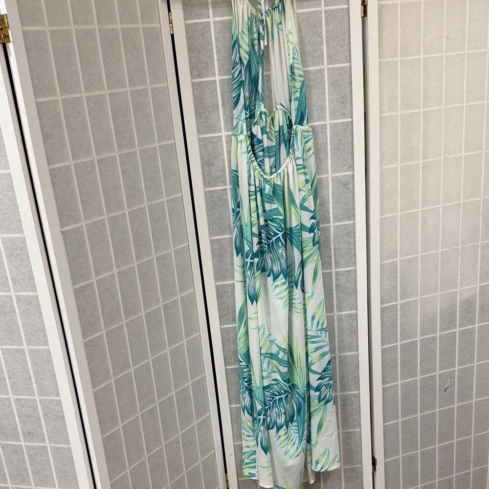 Cupshe Tropical Halter Maxi Dress - Picture 6 of 7